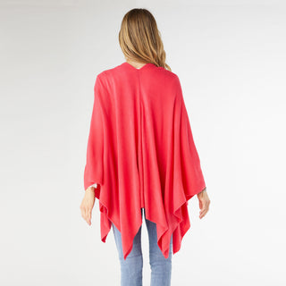 Kiara Lightweight Wrap - Living Coral