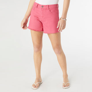 Trudy Shorts with Fringe - Dragon Pink