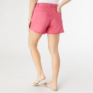 Trudy Shorts with Fringe - Dragon Pink