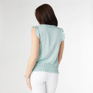 Winslet Top with Cinched Bottom - Sea Green