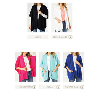 Alani Lightweight Cardigan with Pockets Assortment Pack - Spring