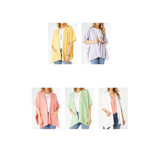 Alani Lightweight Cardigan with Pockets Assortment Pack