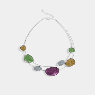 Este Layered Necklace - Silver