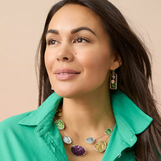 Este Layered Necklace - Silver