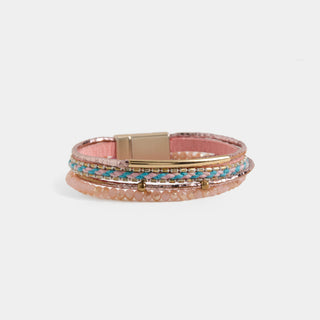 Rosa Magnetic Bracelet - Light Pink