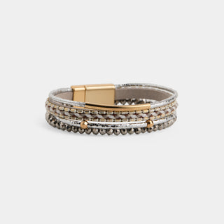 Rosa Magnetic Bracelet - Grey