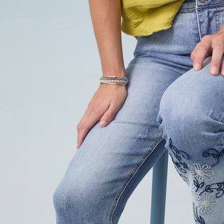 Rosa Magnetic Bracelet - Grey