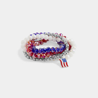 Shiloh Bracelet - Red/White/Blue