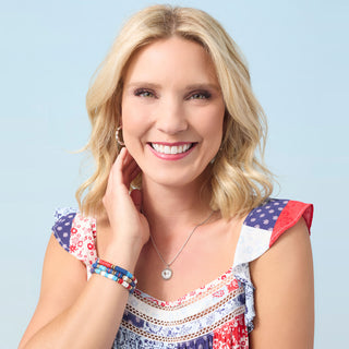 Ingrid Bracelet - Red/White/Blue