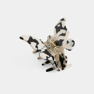 Kimora Butterfly Hair Clip - Black/White