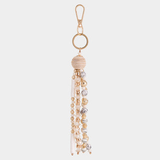 Nanette Key Chain - White