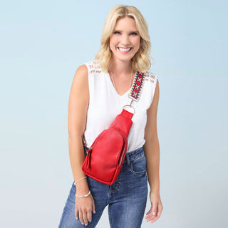 Rhea Crossbody - Red