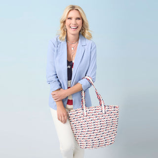 July Tote - Red/White/Blue
