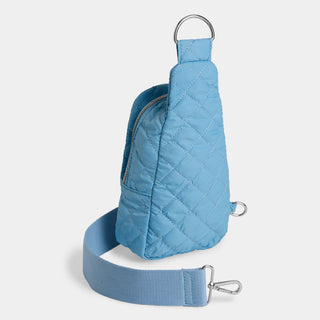 Rhea Puffer Crossbody - Sky Blue