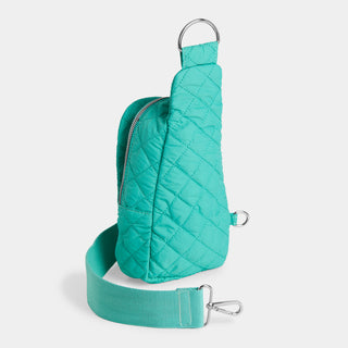 Rhea Puffer Crossbody - Aquamarine