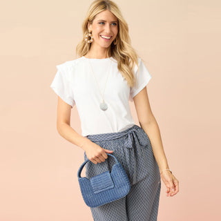 Isadora Wristlet - Denim
