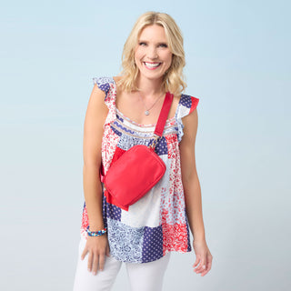 The Heidi Sling + Belt Bag - Red