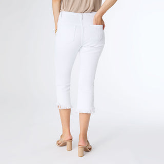 Coco Straight Capri - Crisp White