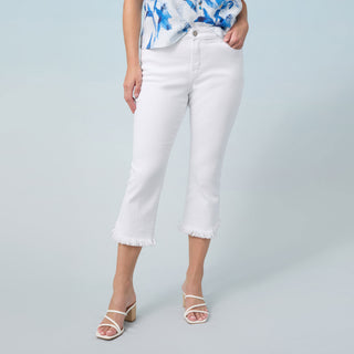 Coco Straight Capri - Crisp White
