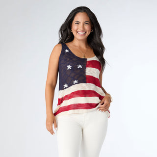 America Knit Tank - Vintage
