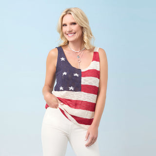 America Knit Tank - Vintage