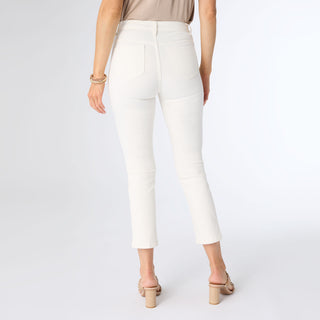 Coco Straight Ankle Pant - Vintage White