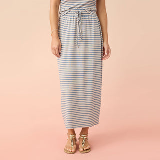 Amara Striped Skirt - Black/White