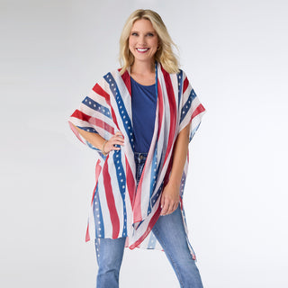Glory Lightweight Wrap - Red/White/Blue