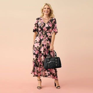 Terena Maxi Dress - Pink Floral