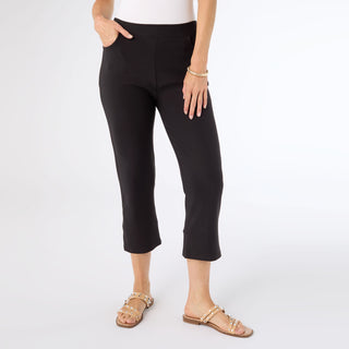 Georgie Bow Back Capri - Black