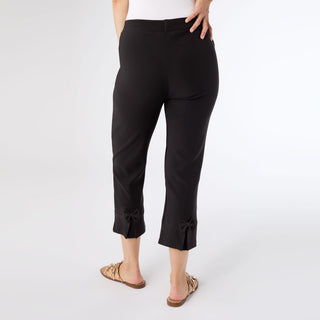 Georgie Bow Back Capri - Black