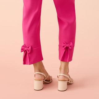 Georgie Bow Back Capri - Coral