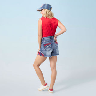 EverStretch Patriotic Short - Vintage Wash