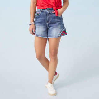 EverStretch Patriotic Short - Vintage Wash