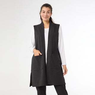 Weekend Brushed Pocket Vest - Midnight Black