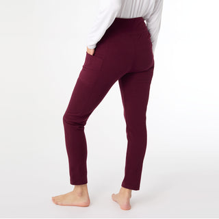Smooth Cell Pocket Legging - Merlot