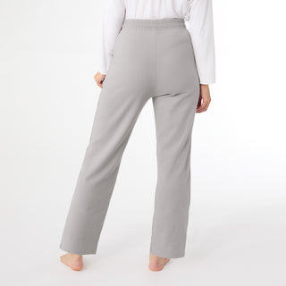 Weekend Brushed Wide Leg Pant - Stone Grey