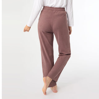 Weekend Brushed Wide Leg Pant - Auburn