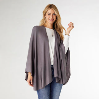 Kiara Pull Thru Wrap - Cloudy Grey
