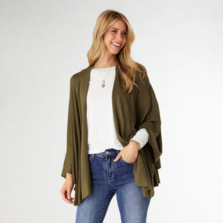 Kiara Pull Thru Wrap - Olive