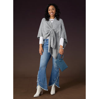 Turin Pull Thru Wrap - Grey