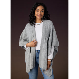 Turin Pull Thru Wrap - Grey
