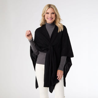 Turin Pull Thru Wrap - Black