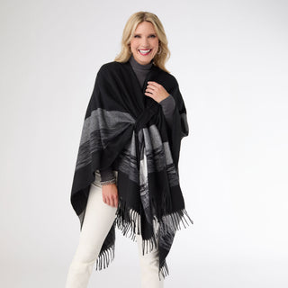 Bari Pull Thru Wrap - Black/Grey