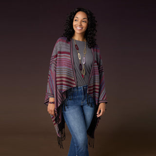 Novara Striped Wrap - Multi