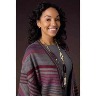 Novara Striped Wrap - Multi