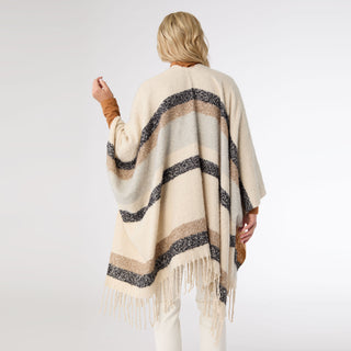 Lucca Wrap - Natural/Black/Mustard