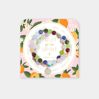 Fruit of the Spirit Wrapped Bracelet - Gold
