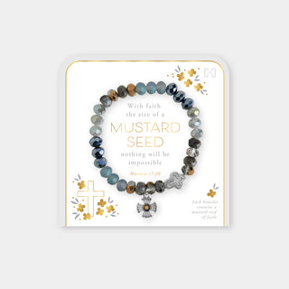 Mustard Seed Bracelet - Cool Tones