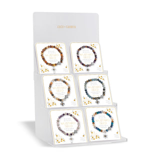Mustard Seed Bracelet Assortment with Display